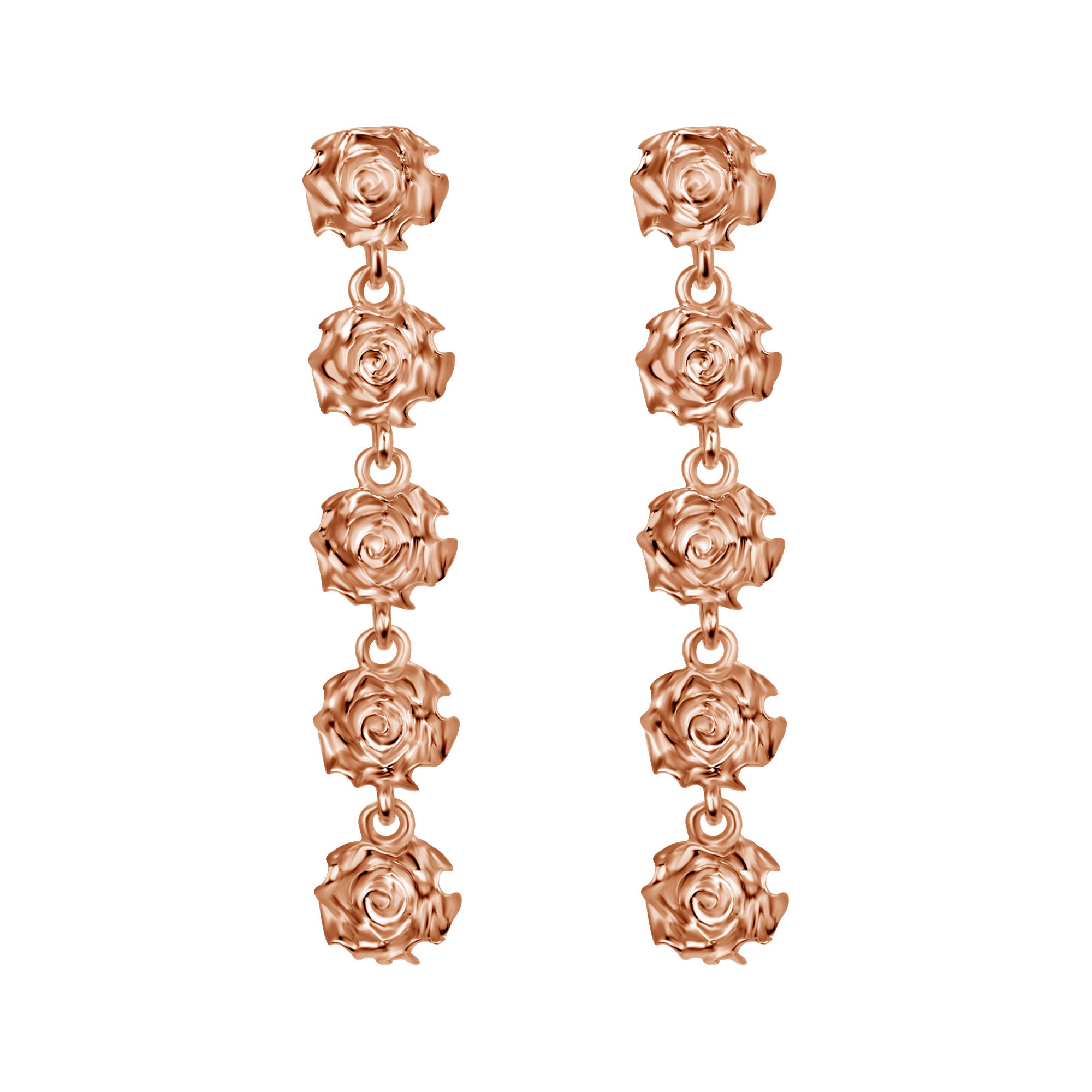 Chandelier Rosette Earrings
