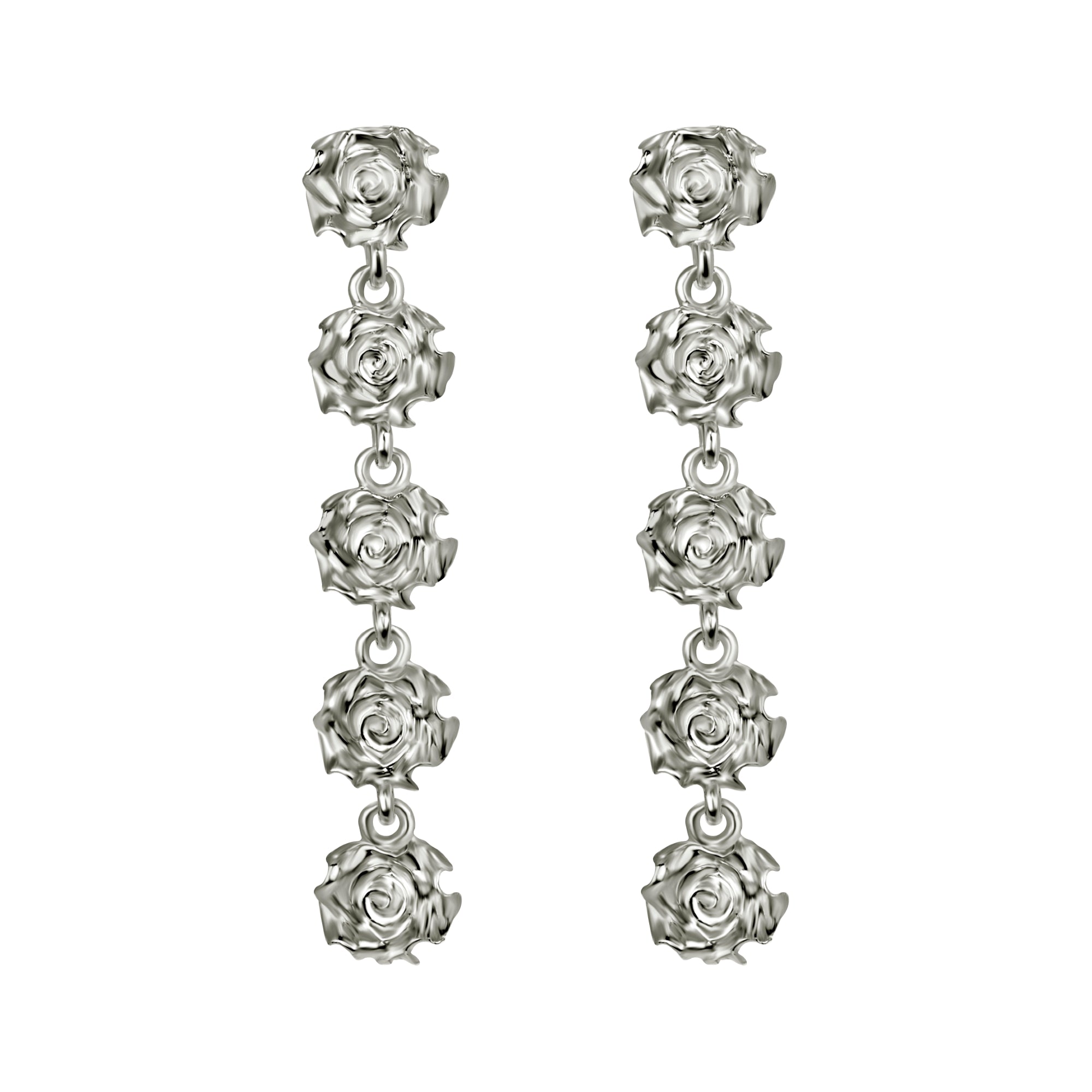 Chandelier Rosette Earrings