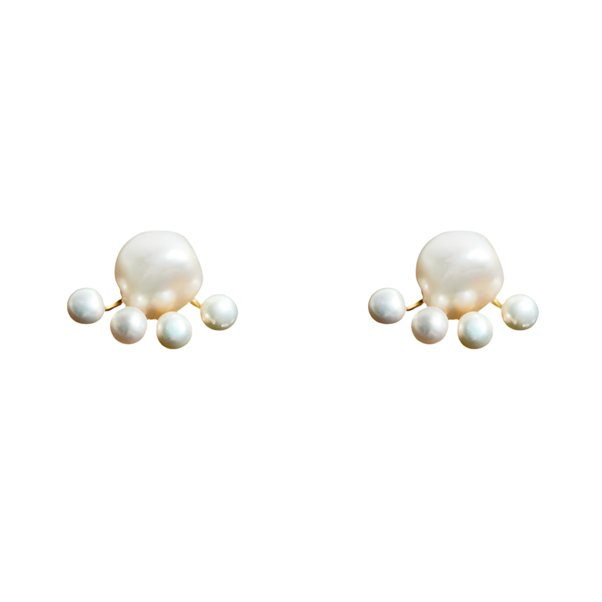 Ear Jacket Pearl Earrings