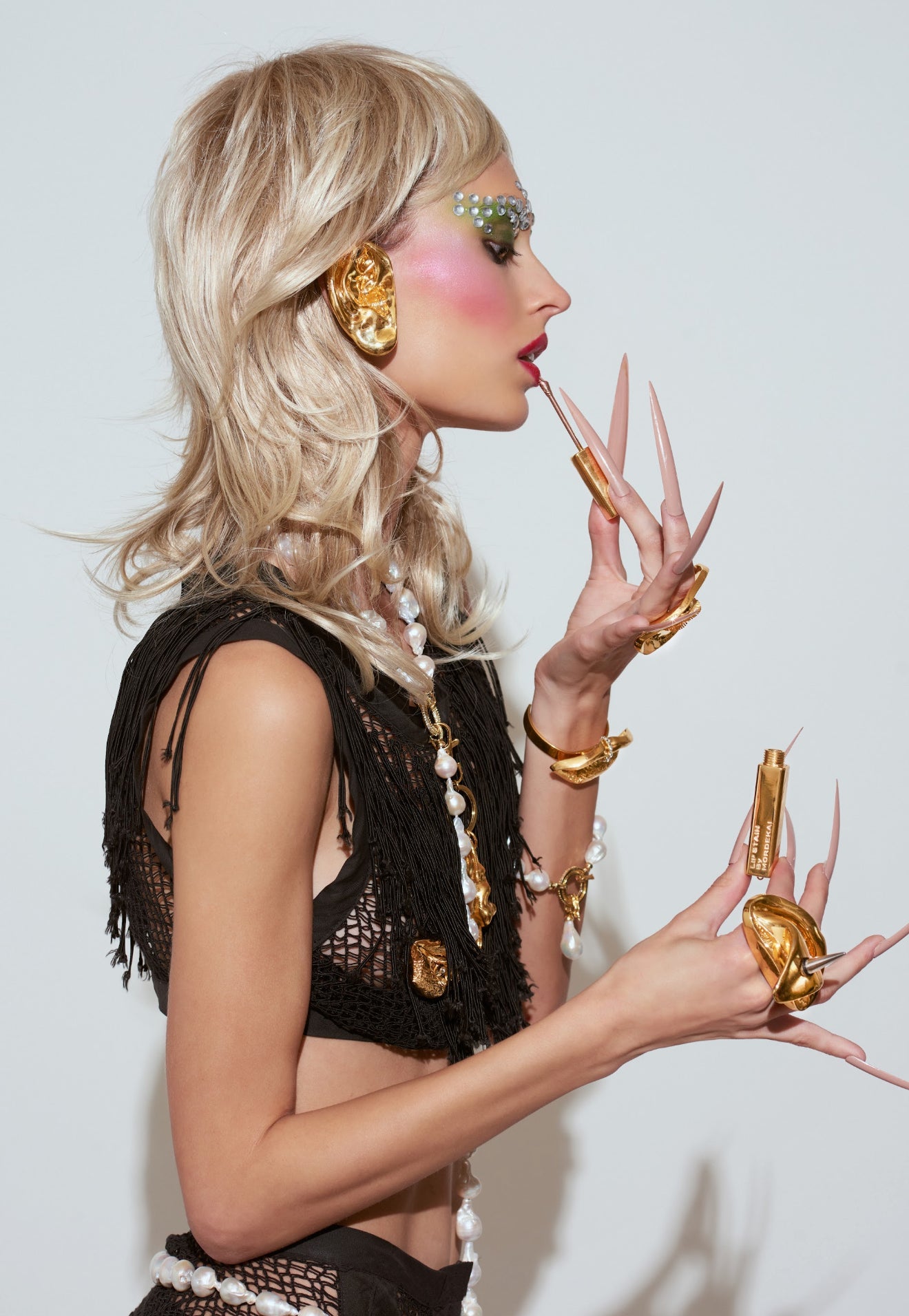 24K Gold-Plated Brass Anatomical Ear Cuff by Mordekai