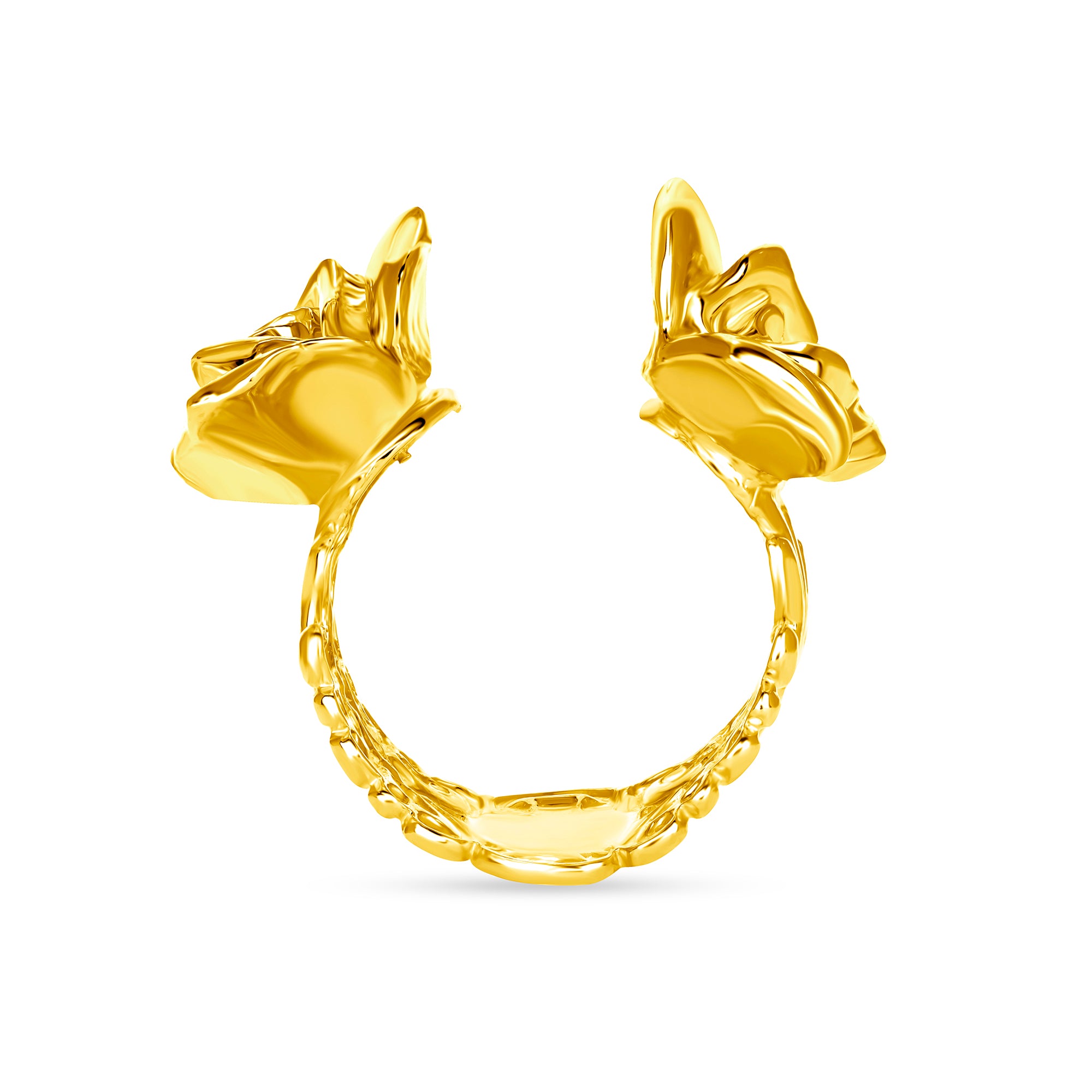 DOUBLE ROSETTE RING