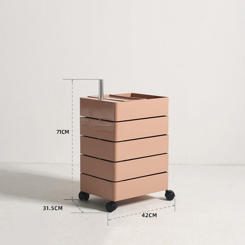 Multi-functional rotating storage cabinet