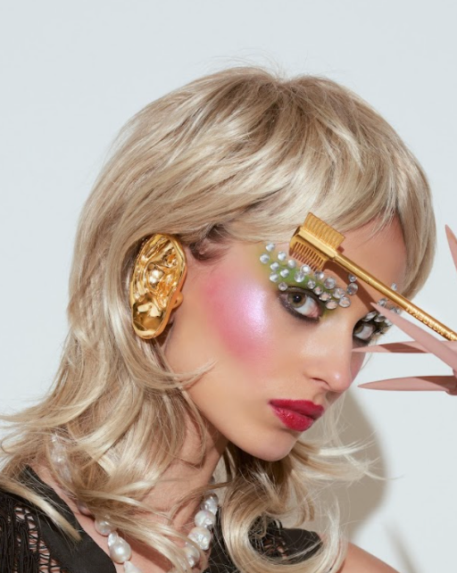 24K Gold-Plated Brass Anatomical Ear Cuff by Mordekai