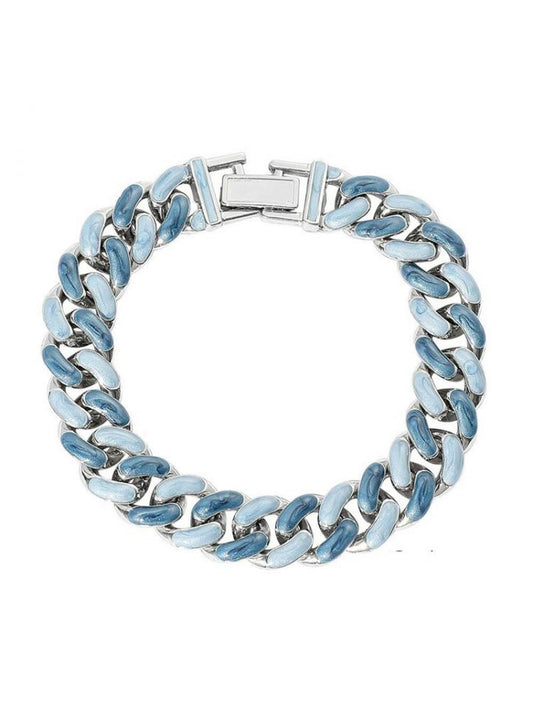 Blue Enamel bracelet