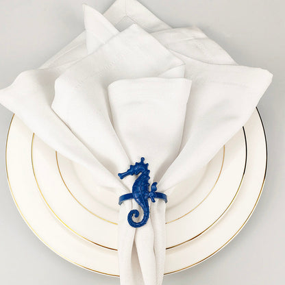 Gold Crustacean Napkin Ring Set