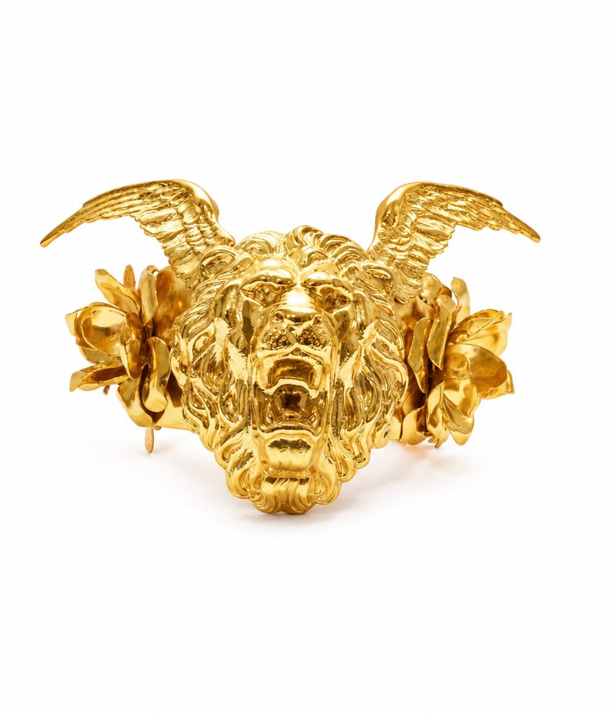 Winged Lion Cuff Bracelet