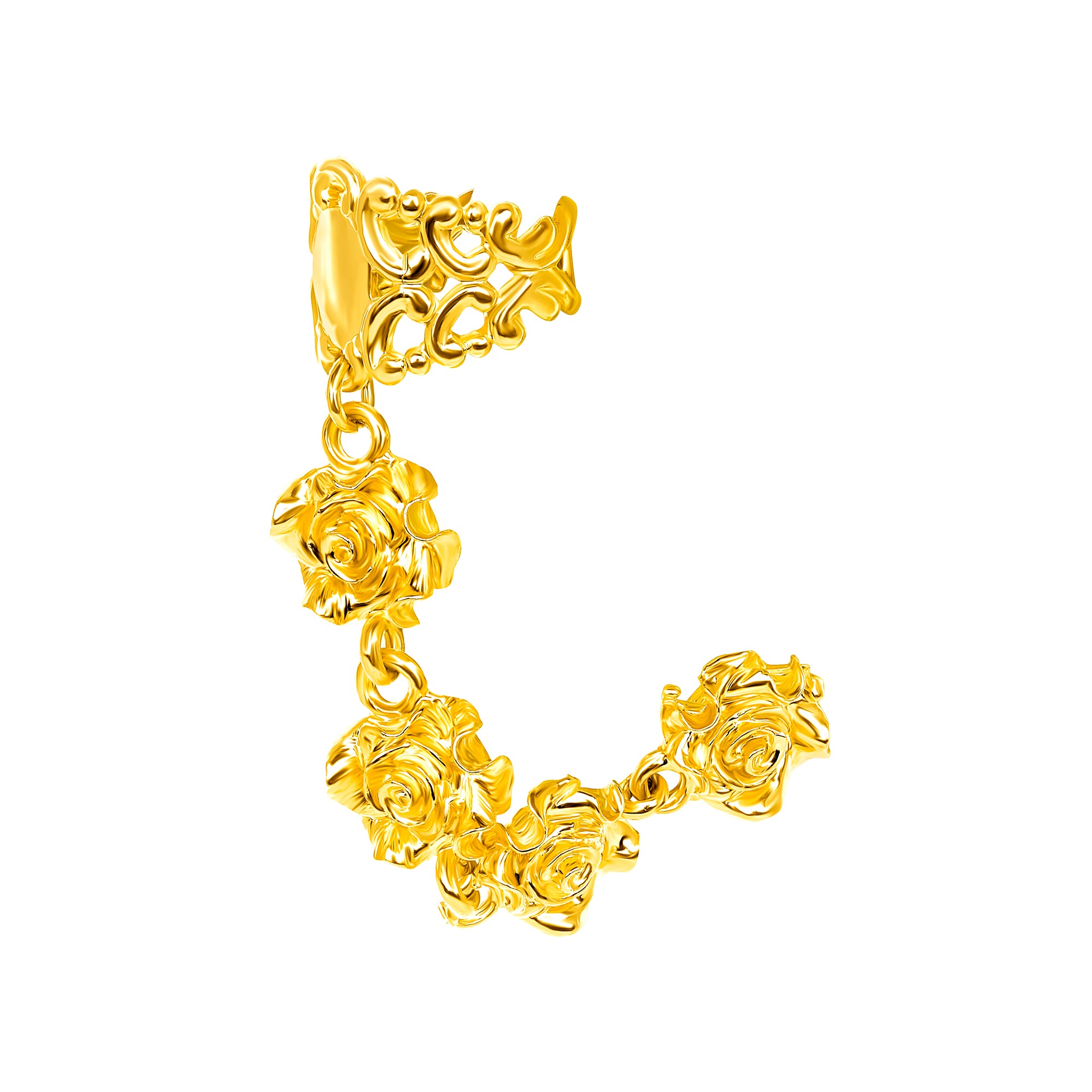 Rosette Ring Earcuff