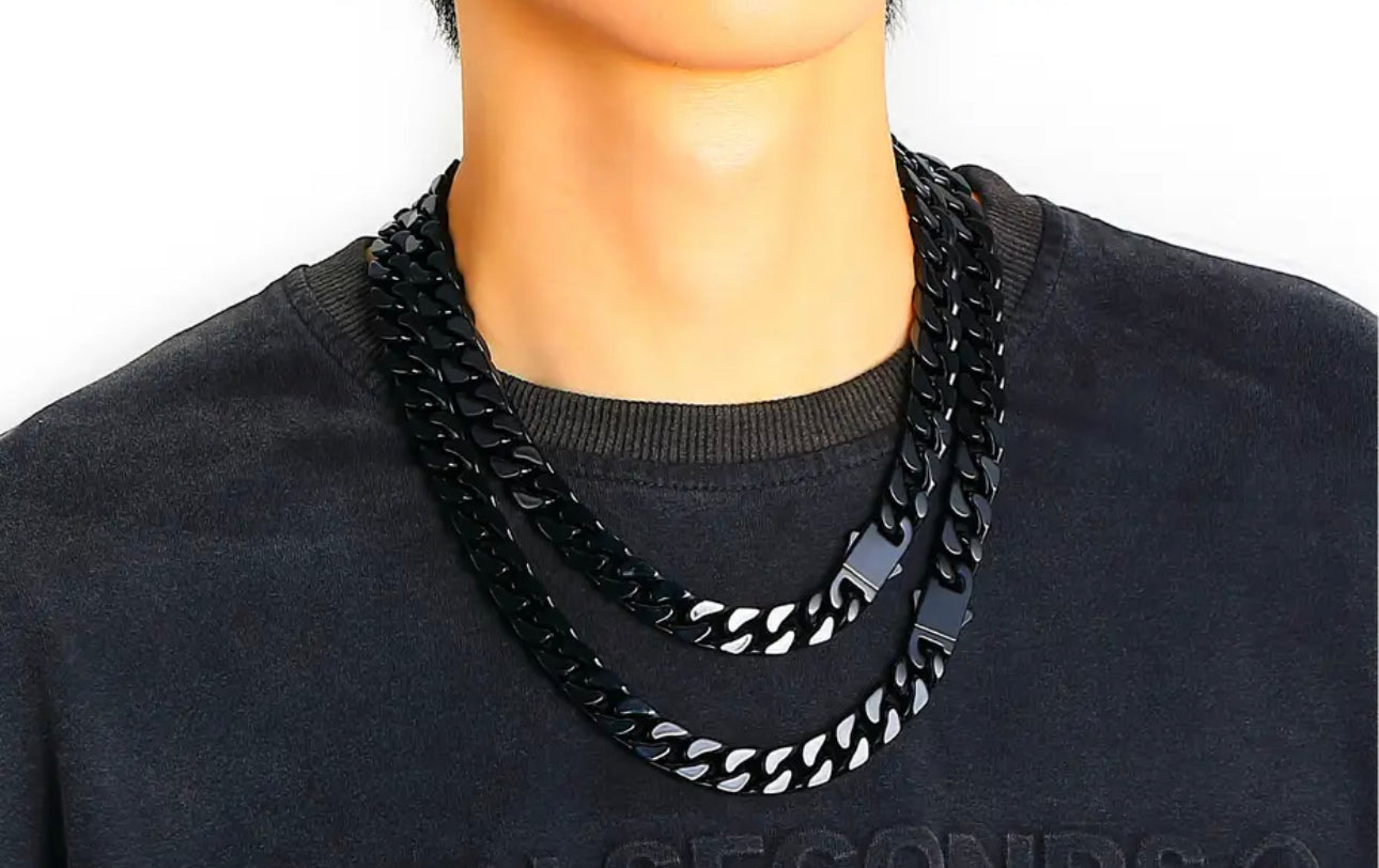 Color Cuban Chain Necklace