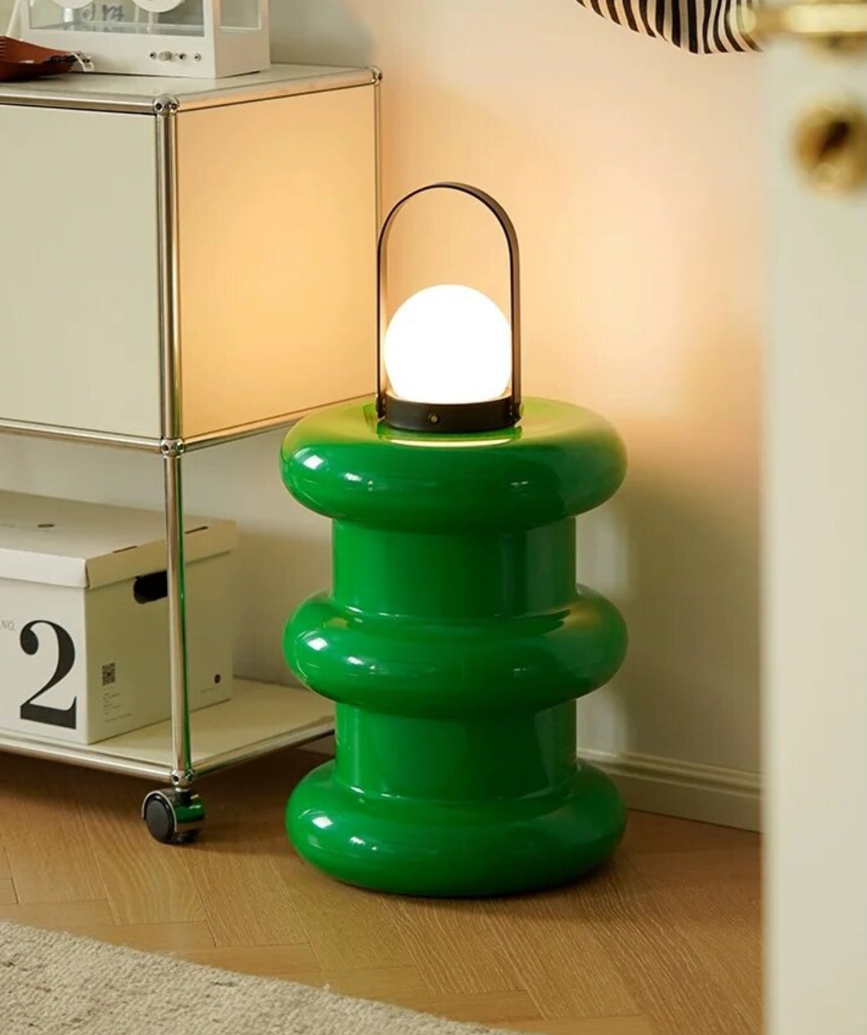 Layered Stack Stool Side Table
