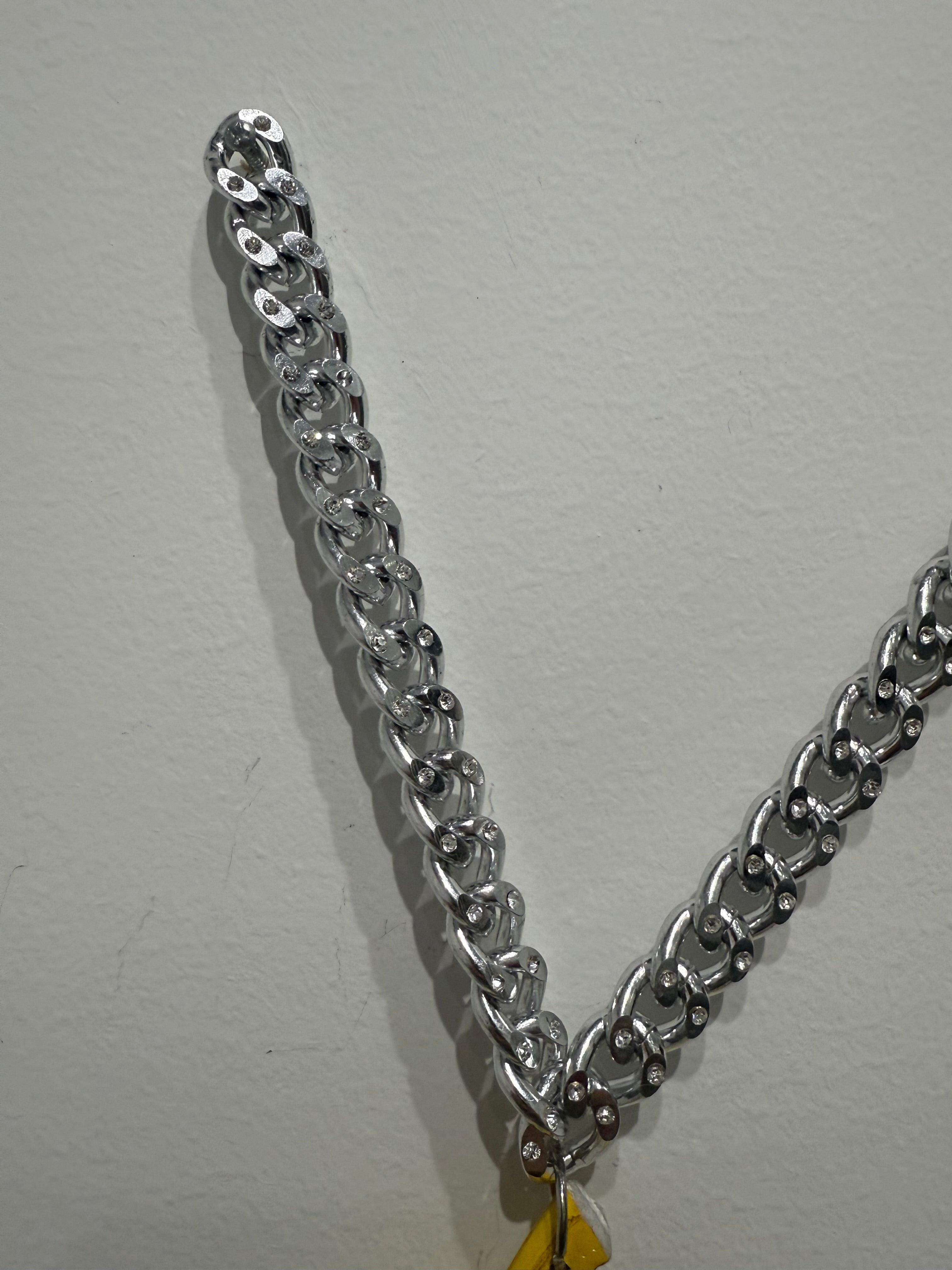 Necklace Banana Duct Tape Wall Figure – Art Sculpture Inspired by “Comedian” Cattelan