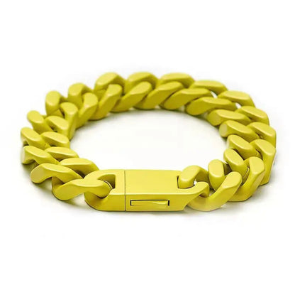 MonoColor Cuban Chain Bracelet
