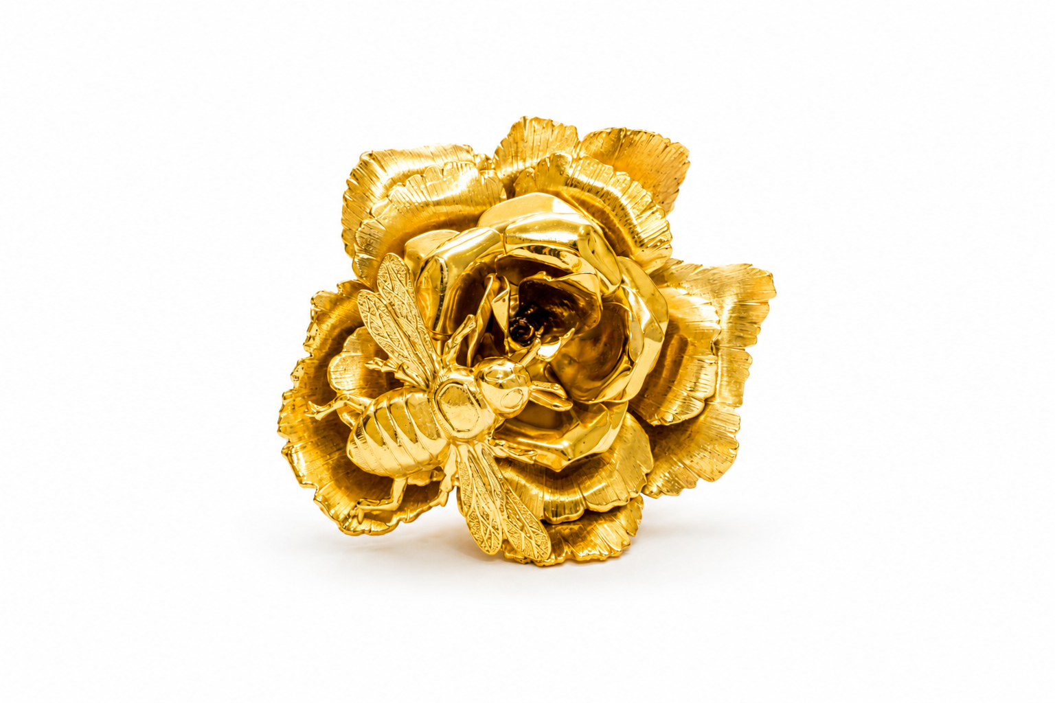 Rose Bee Cuff Bracelet