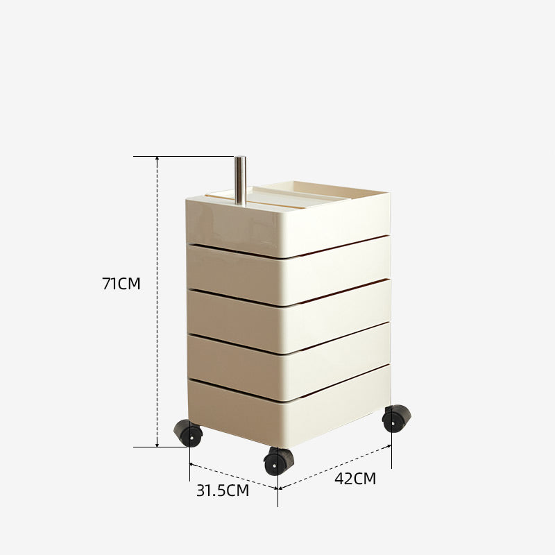 Multi-functional rotating storage cabinet