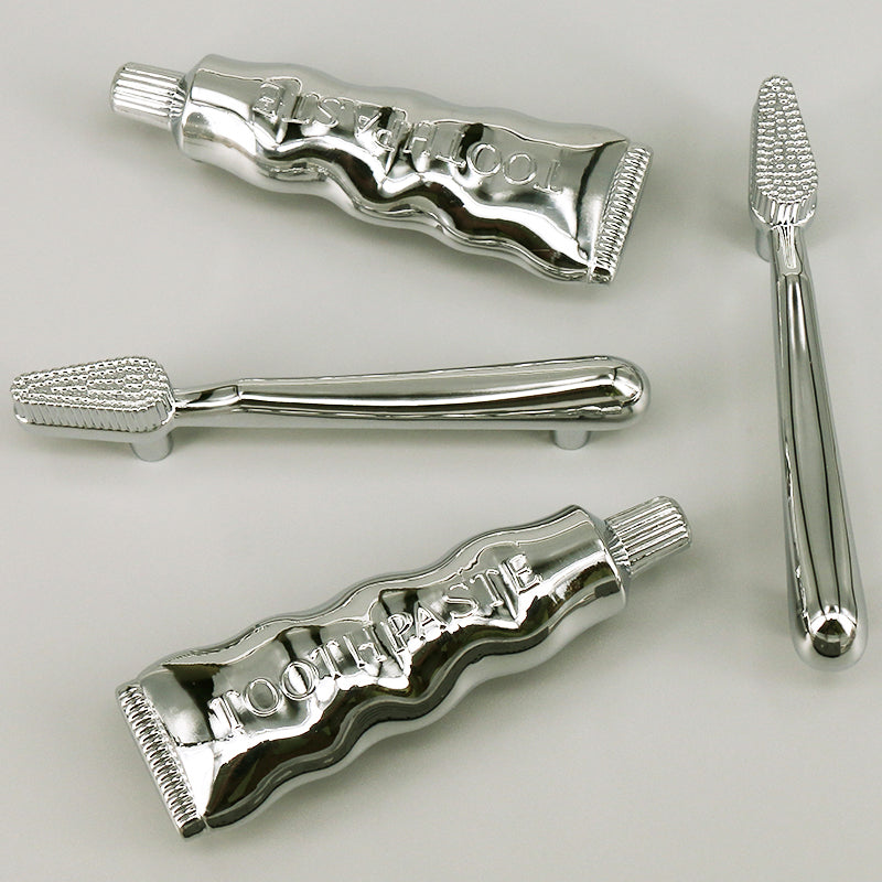 Toothbrush & Toothpaste Handle Pulls