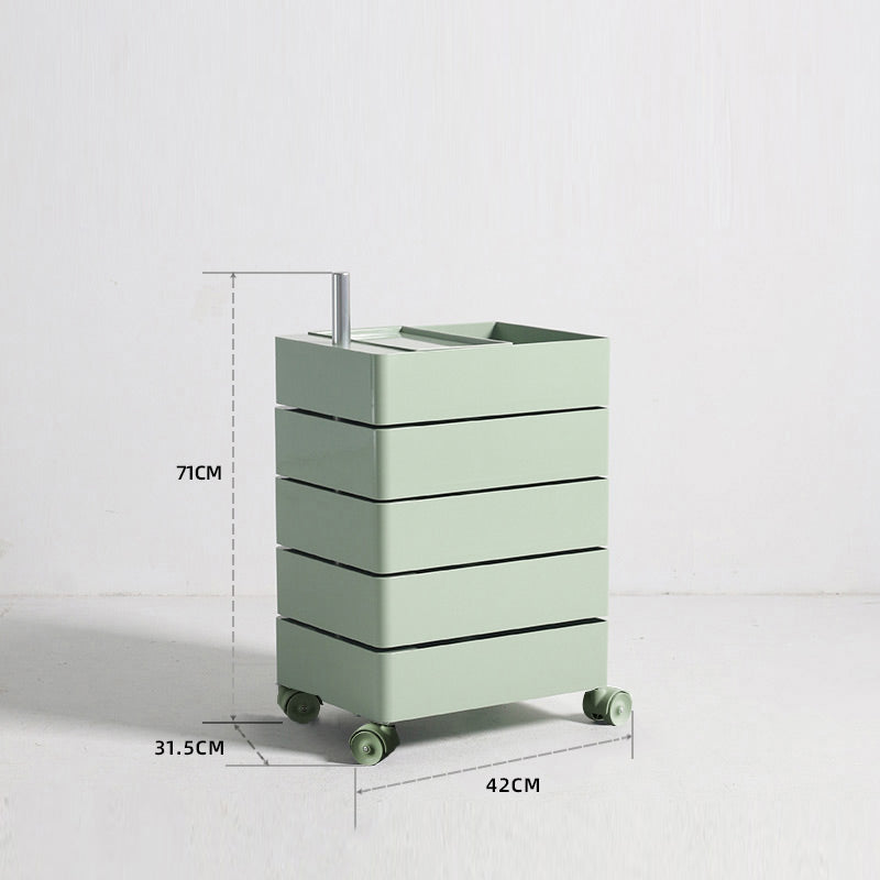 Multi-functional rotating storage cabinet