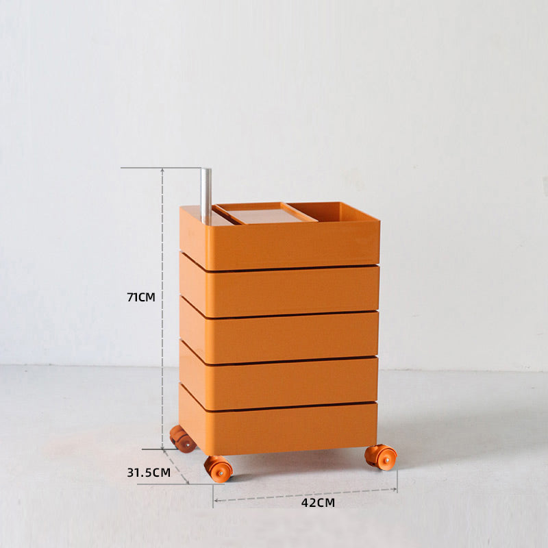 Multi-functional rotating storage cabinet