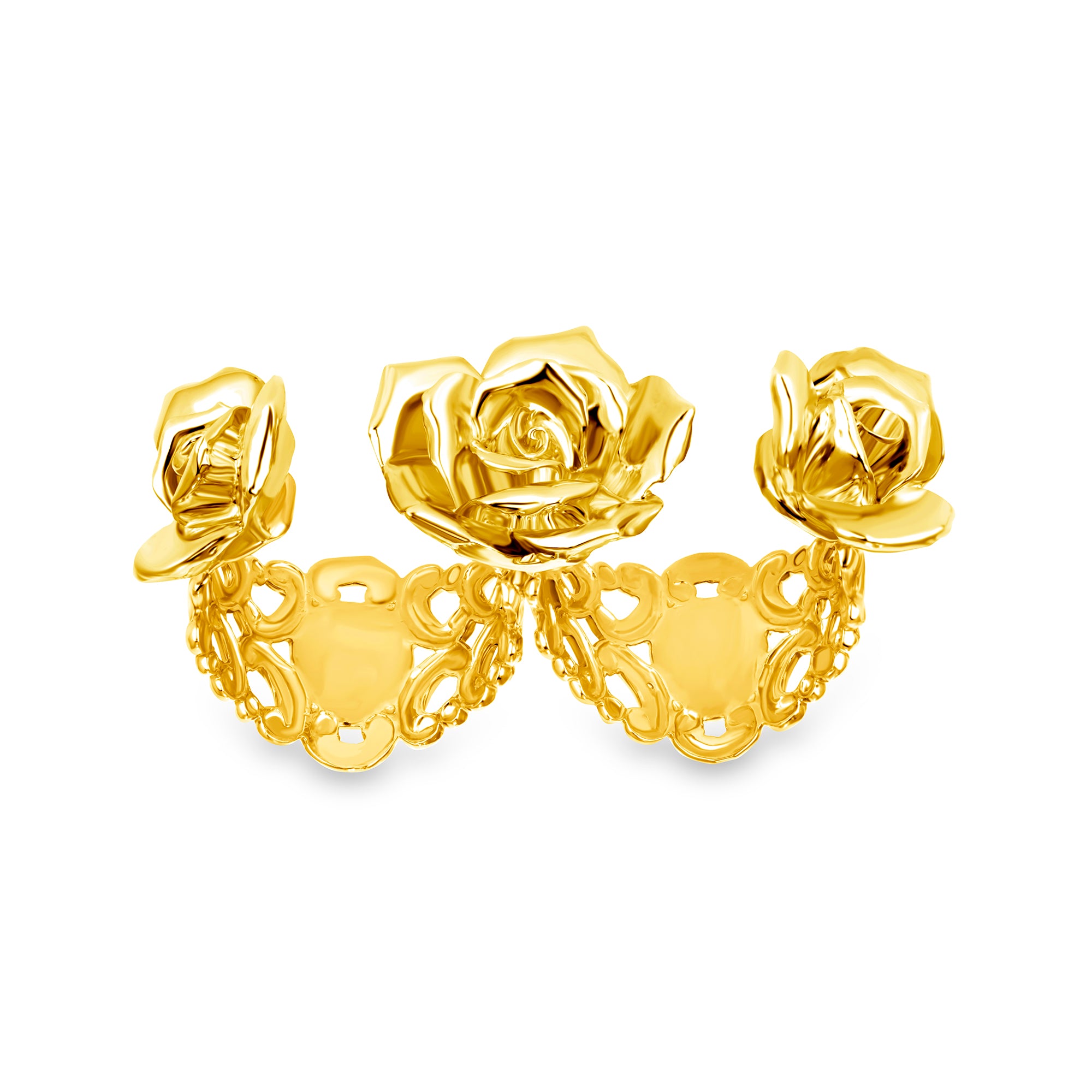 TRIPLE Rosey RING
