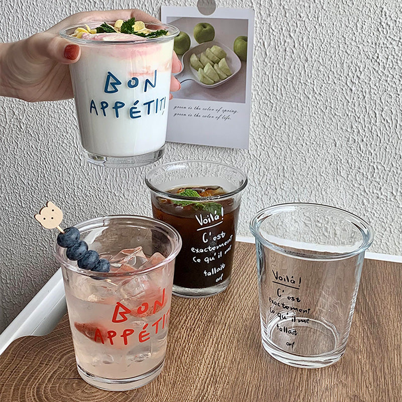Bon Appétit Glass Cup