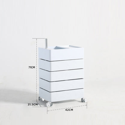 Multi-functional rotating storage cabinet