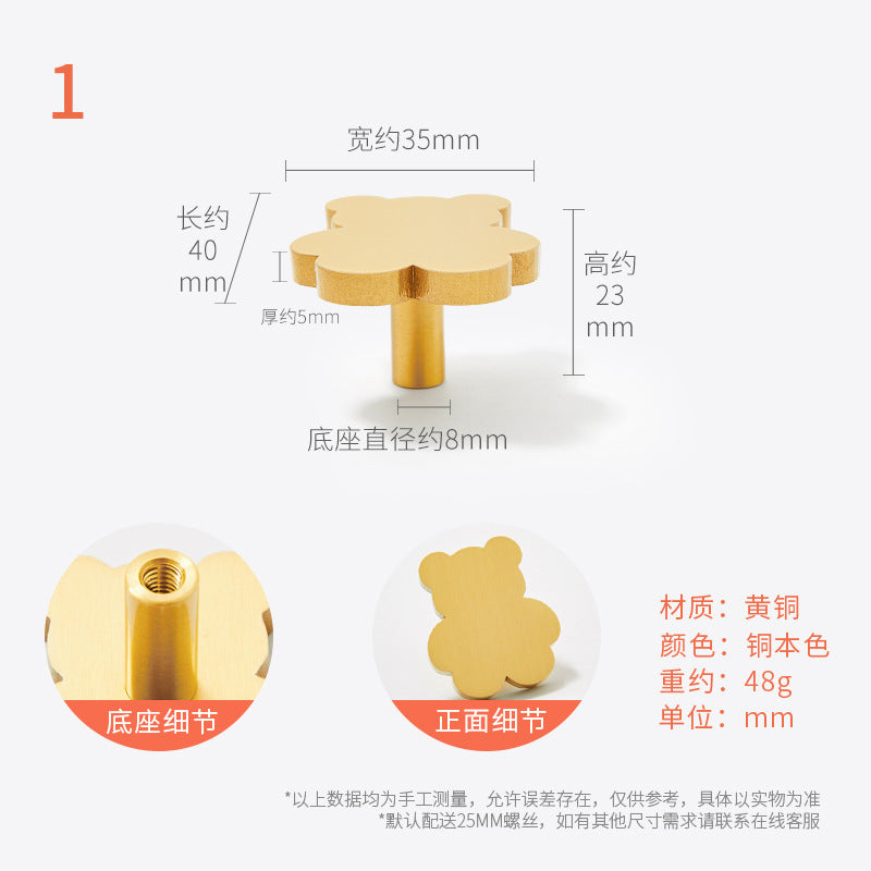 Cabinet Door Bear Handle