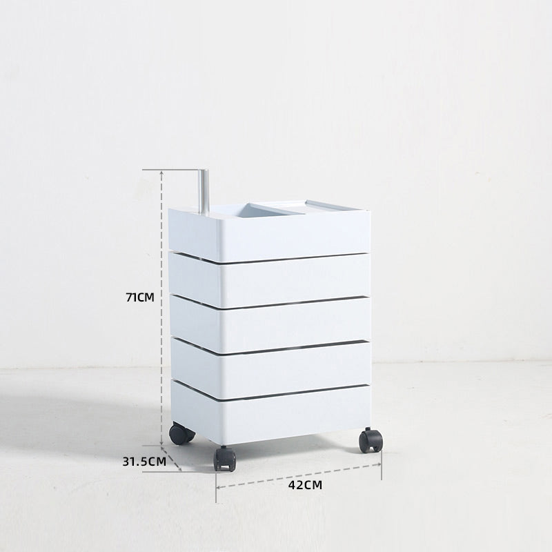 Multi-functional rotating storage cabinet