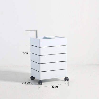 Multi-functional rotating storage cabinet