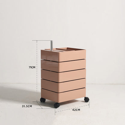 Multi-functional rotating storage cabinet