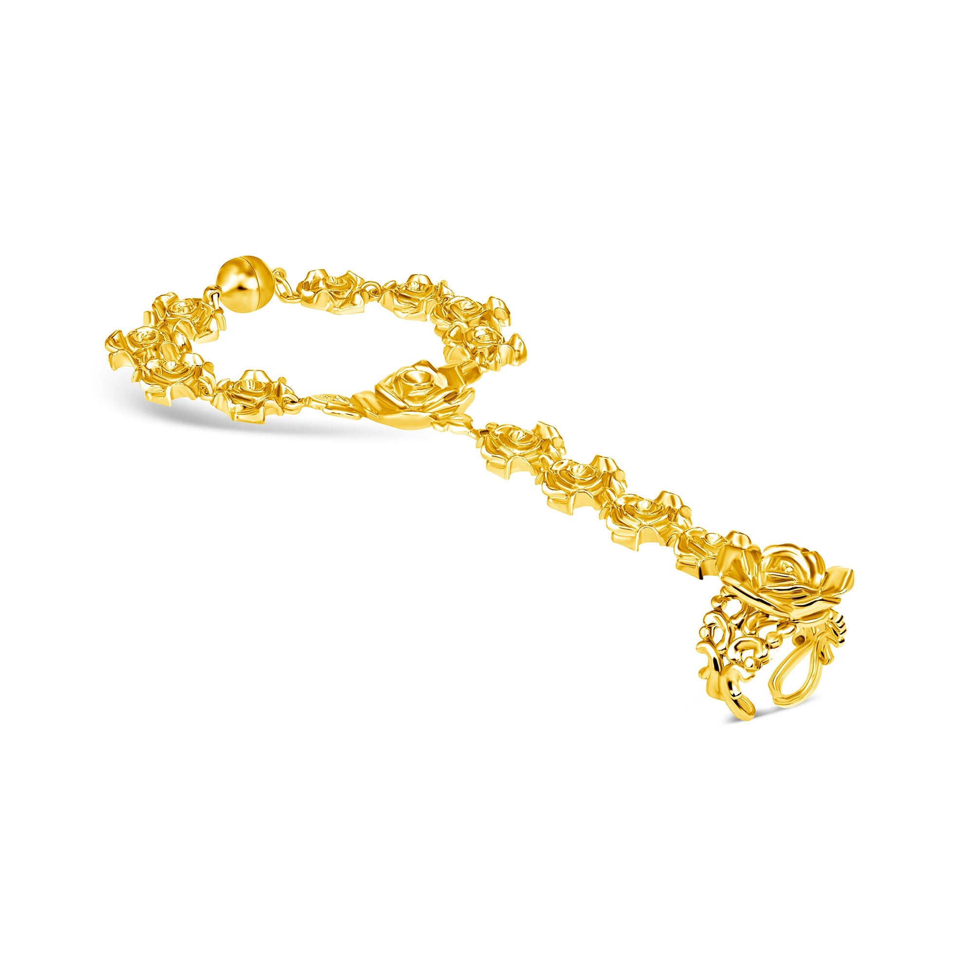 Rosette Rosey Bracelet Ring - Mordekai