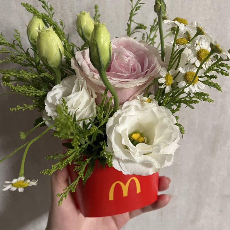 French Fries Box Vase Objet