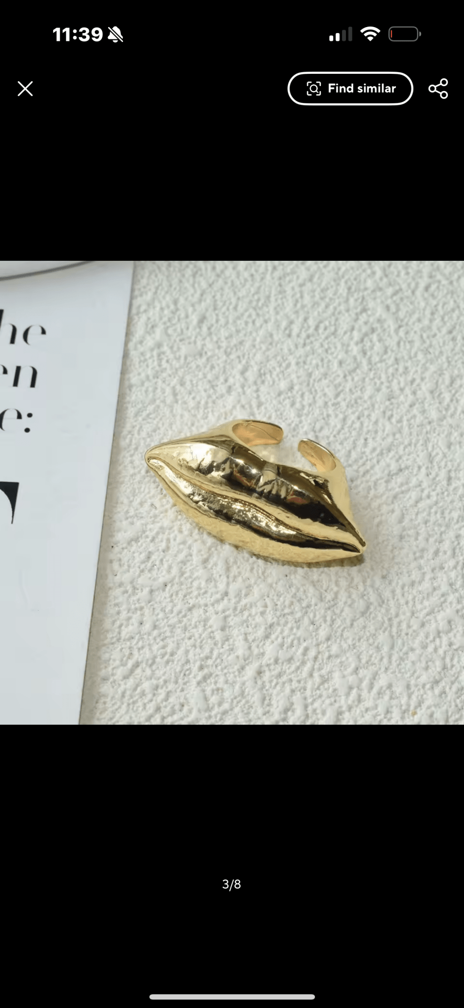 Small Lips Ring - Mordekai