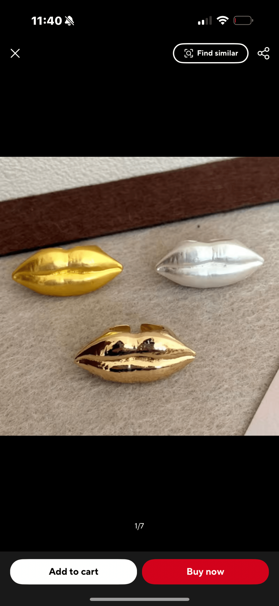 Small Lips Ring - Mordekai