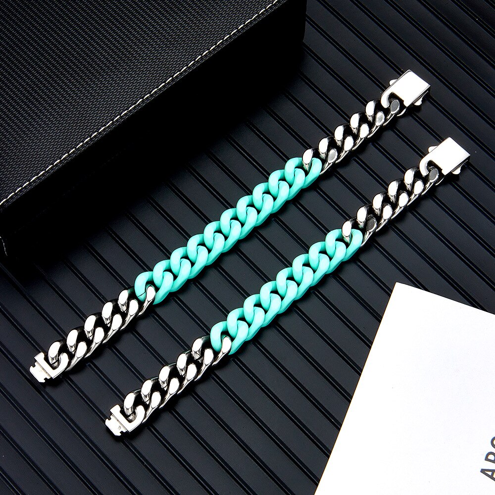 By Color Cuban Bracelet