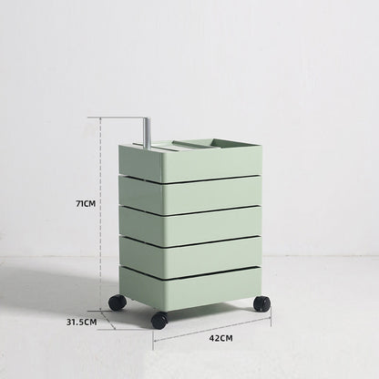 Multi-functional rotating storage cabinet