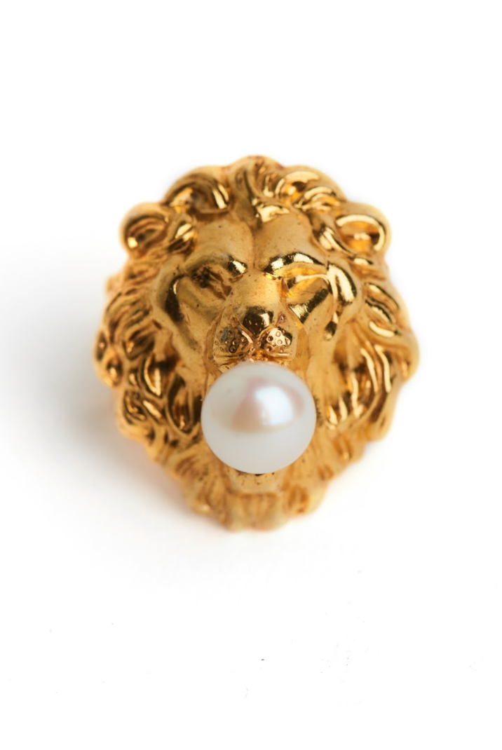 Lion King Pearl Ring