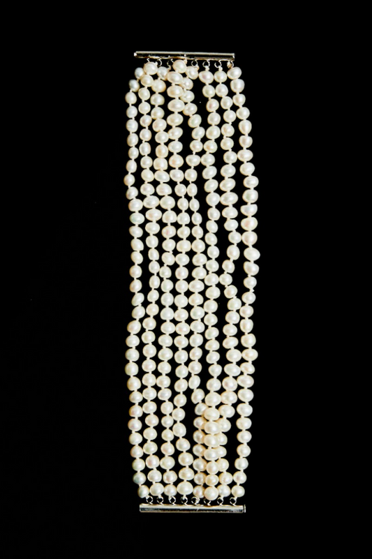 Pearl Row Bracelet