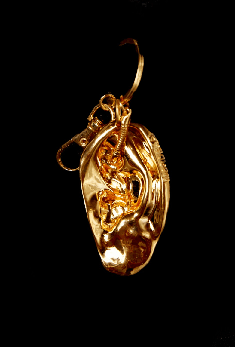 Gold Ear Keychain - Mordekai