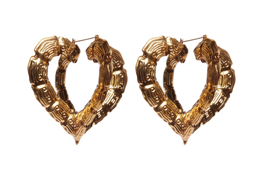Heart Bamboo earrings earrings Mordekai 