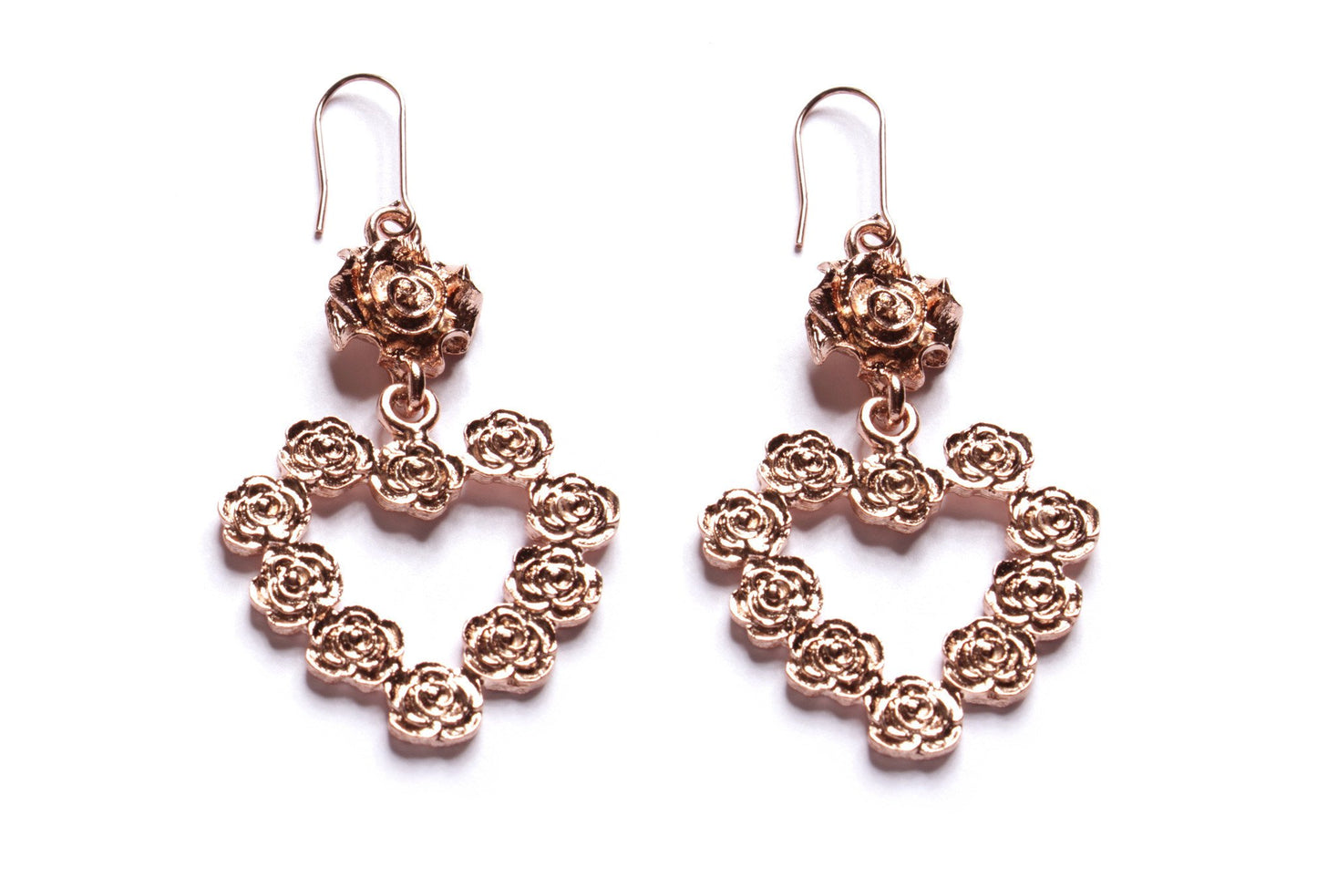 HEART ROSETTE EARRINGS earrings Mordekai 