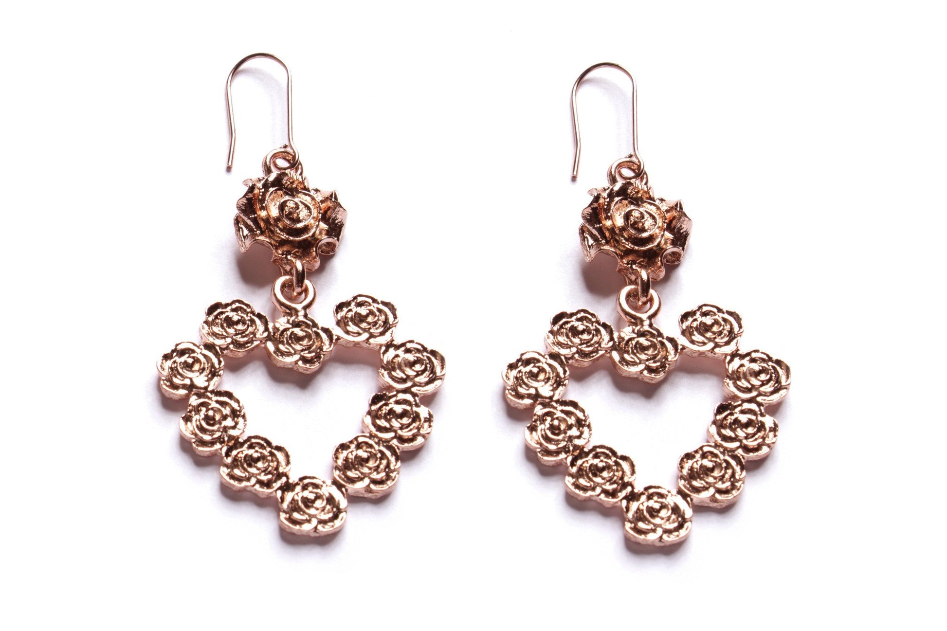 HEART ROSETTE EARRINGS earrings Mordekai 