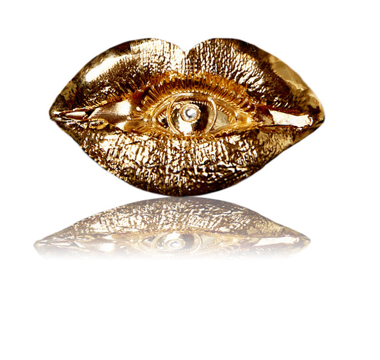 LookingLips Brooch/Lapel Pin