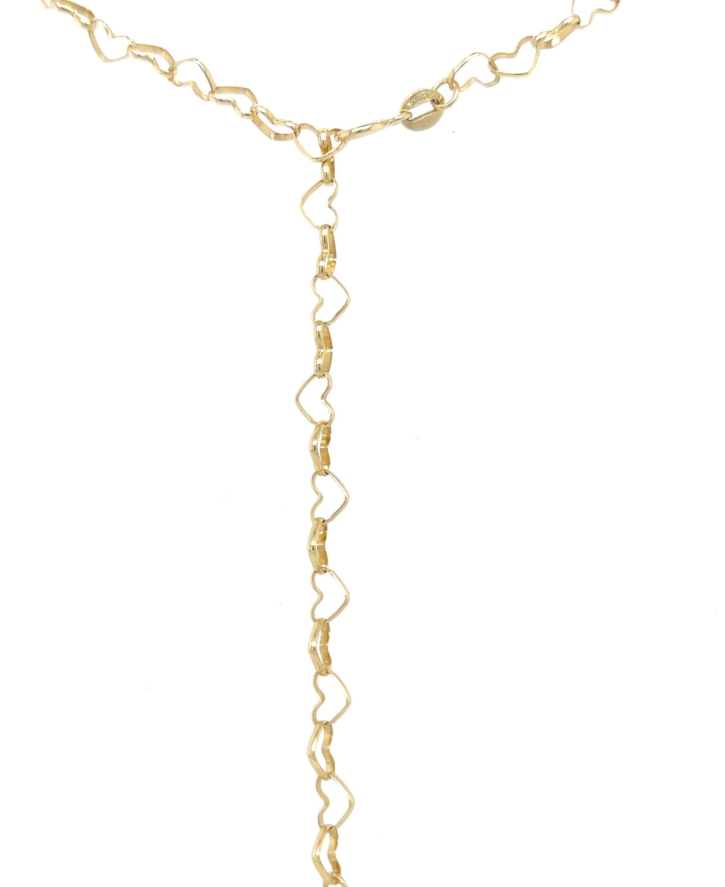Interlocking Hearts chain necklace