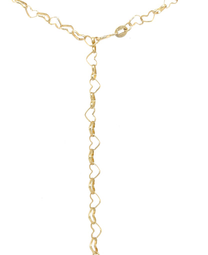 Interlocking Hearts chain necklace