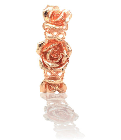 TRIPLE Rosey rosette RING