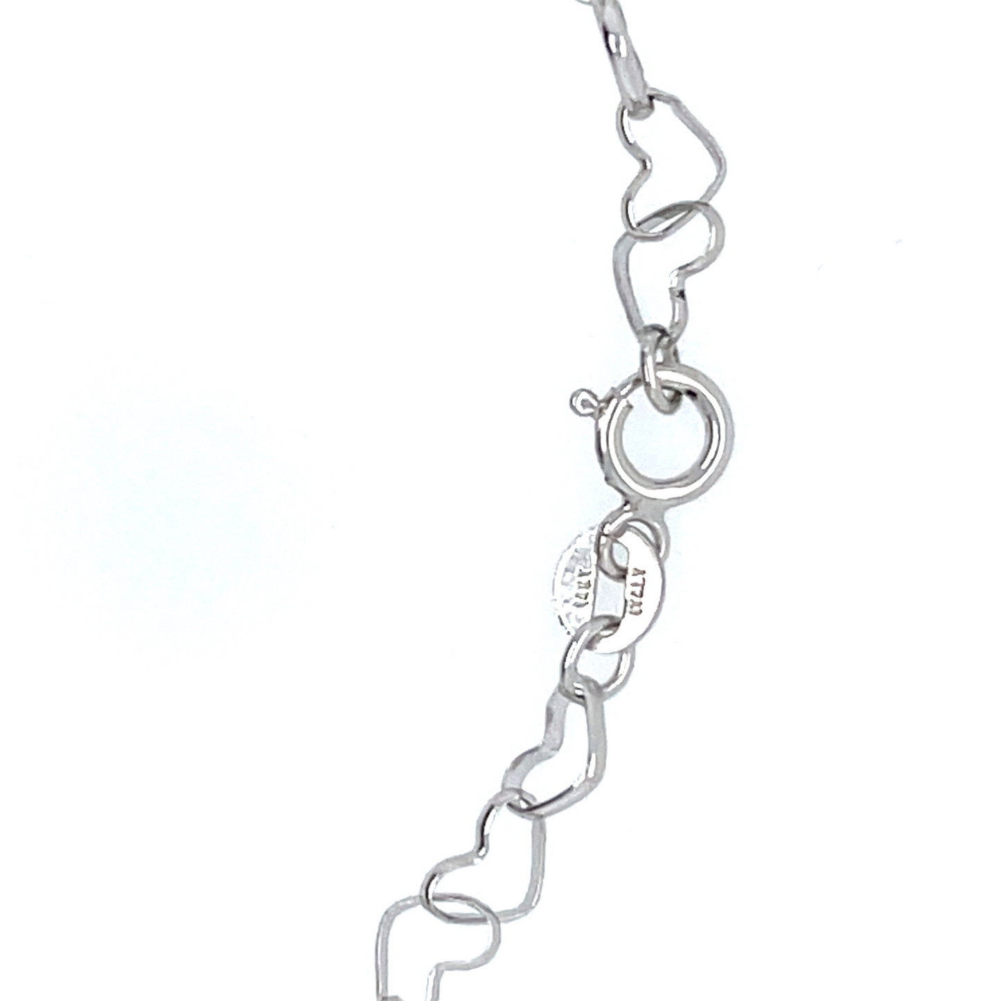 Interlocking Hearts chain bracelet