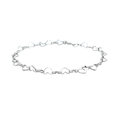 Interlocking Hearts chain bracelet