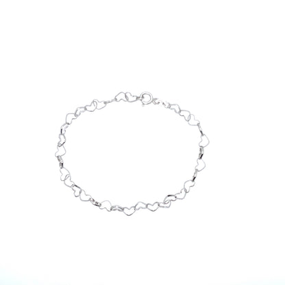 Interlocking Hearts chain bracelet