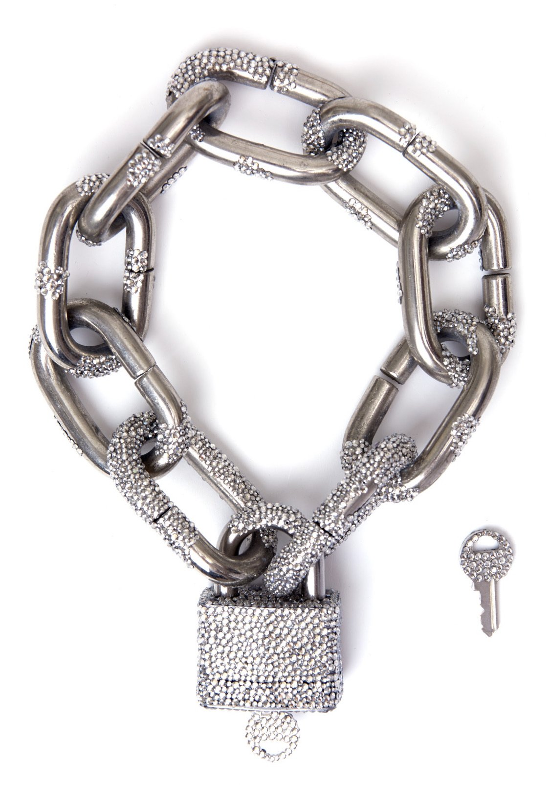 Oversized lock necklace Mordekai 