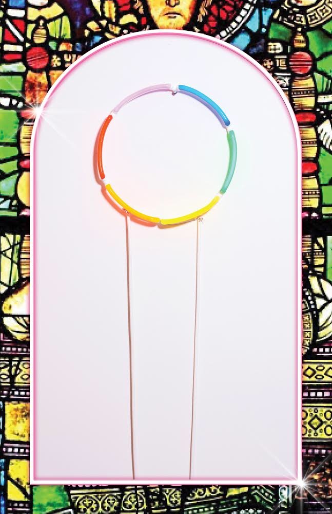 Rainbow Halo Neon Sign Mordekai 