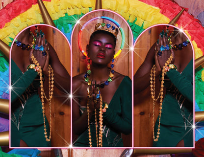 RAINBOW HEART CHOKER Neckpieces Mordekai 
